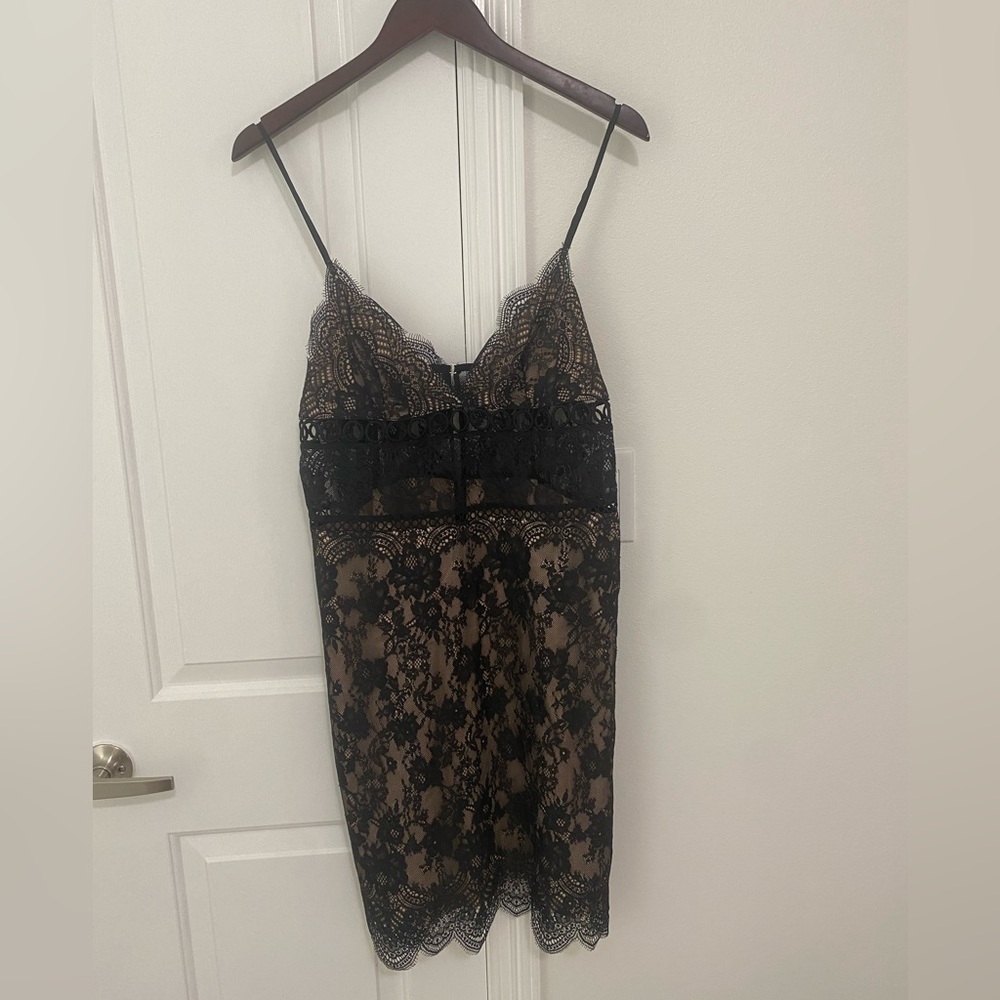 Victoria’s Secret Black Lace Slip Gown NWOT